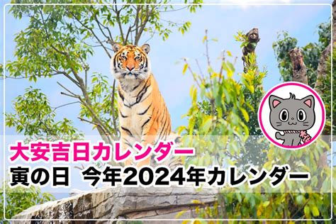 寅日|【2024年カレンダー】寅の日とは？やるといいこと・やっては。